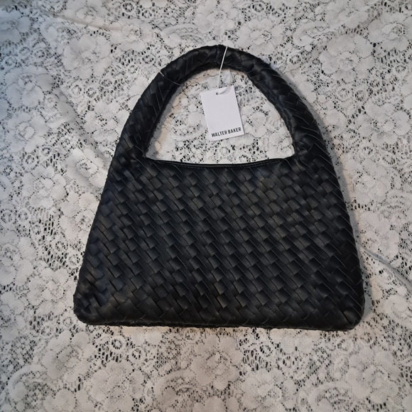 Walter Baker Handbags - NWT Walter Baker Black Woven Margaux Style Women's Bag